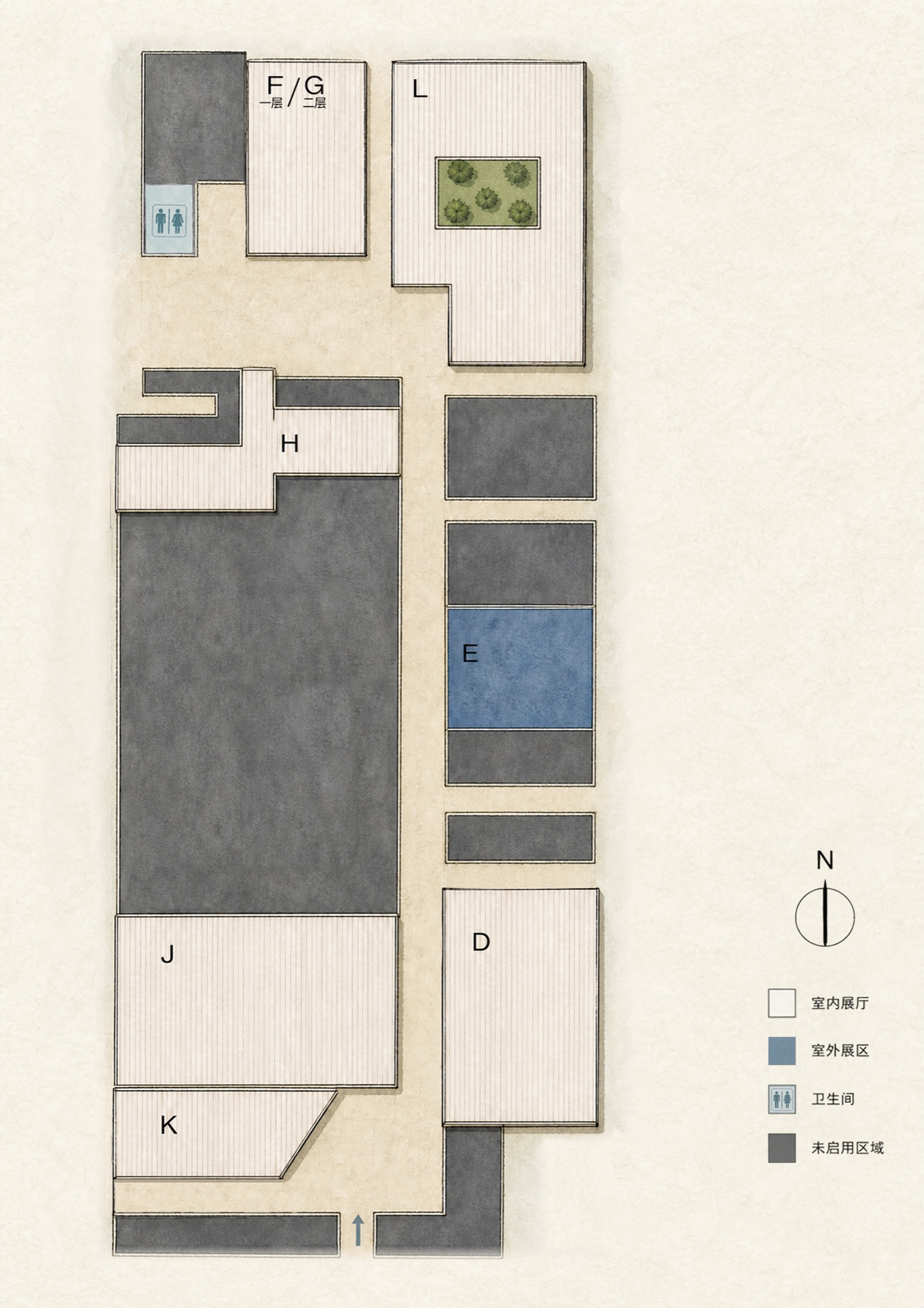 棉织厂展区总平面图 / Cotton Textile Factory Site Map