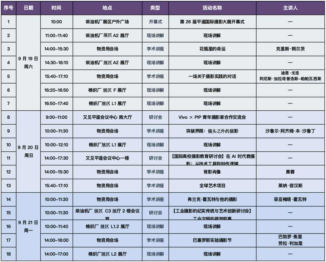 日程发布｜平遥国际摄影大展活动来袭！ · 配图 2