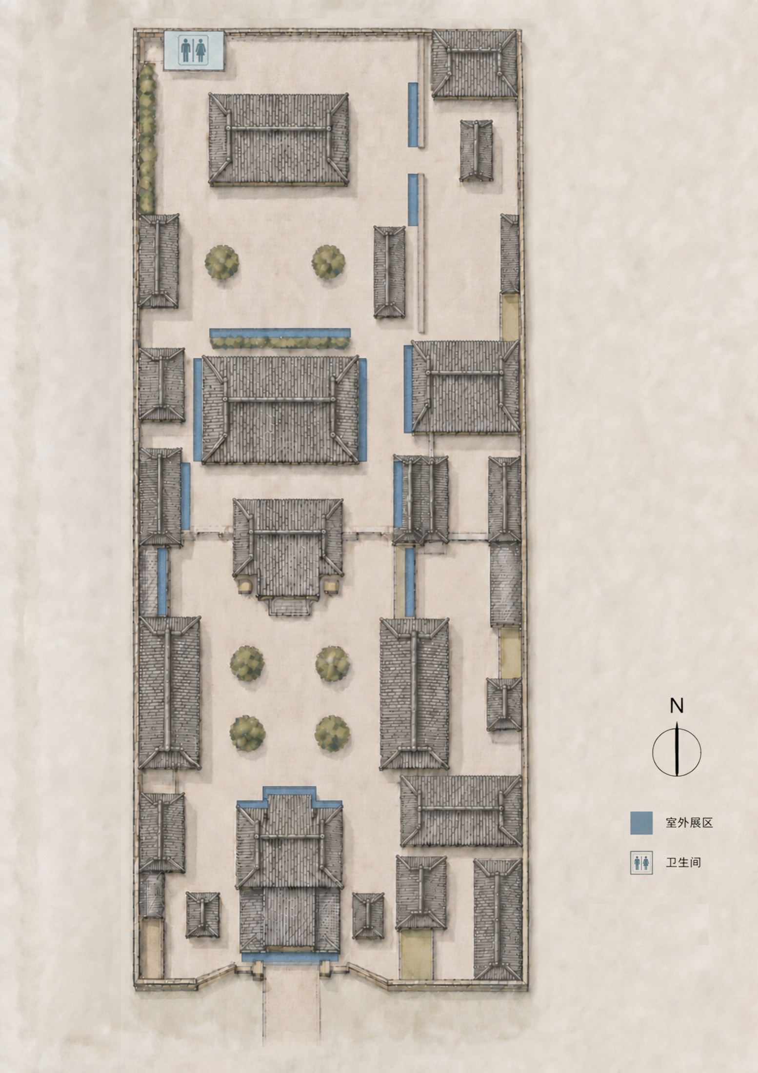 武庙展区平面图 / Martial Temple Site Map